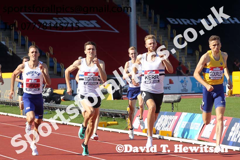 Mens 1500 metres, 2019 Muller British Championships, Alexander Stadium, Birmingham. Photo: David T. Hewitson/Sports for All Pics